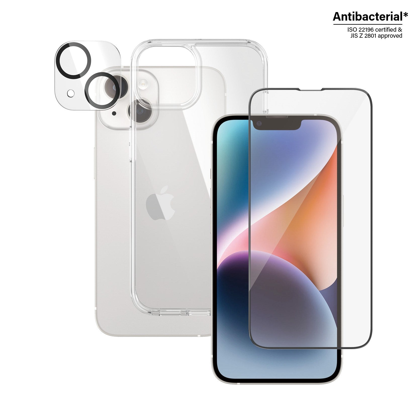 PanzerGlass® 3-in-1 Set iPhone 14